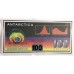 ANTARCTICA 2001 . TWO 2  - ONE HUNDRED 100  DOLLARS BANKNOTES . SPECIMEN